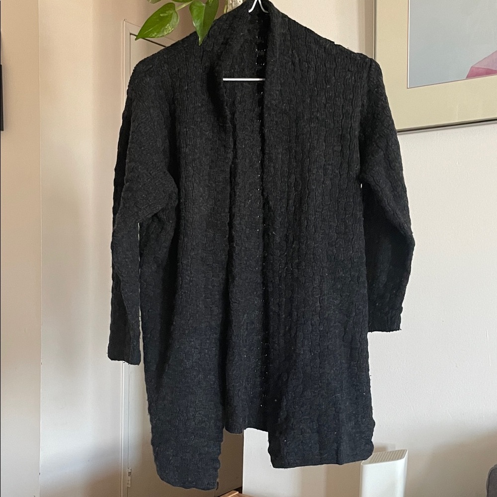 Women's Black Cardigan Sweater
